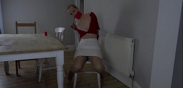  Ariel Anderssen Zip tied after being judged for streaking